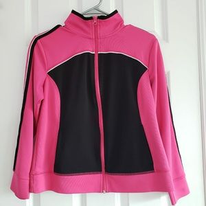 Pink Tracksuit Zip-Up Jacket